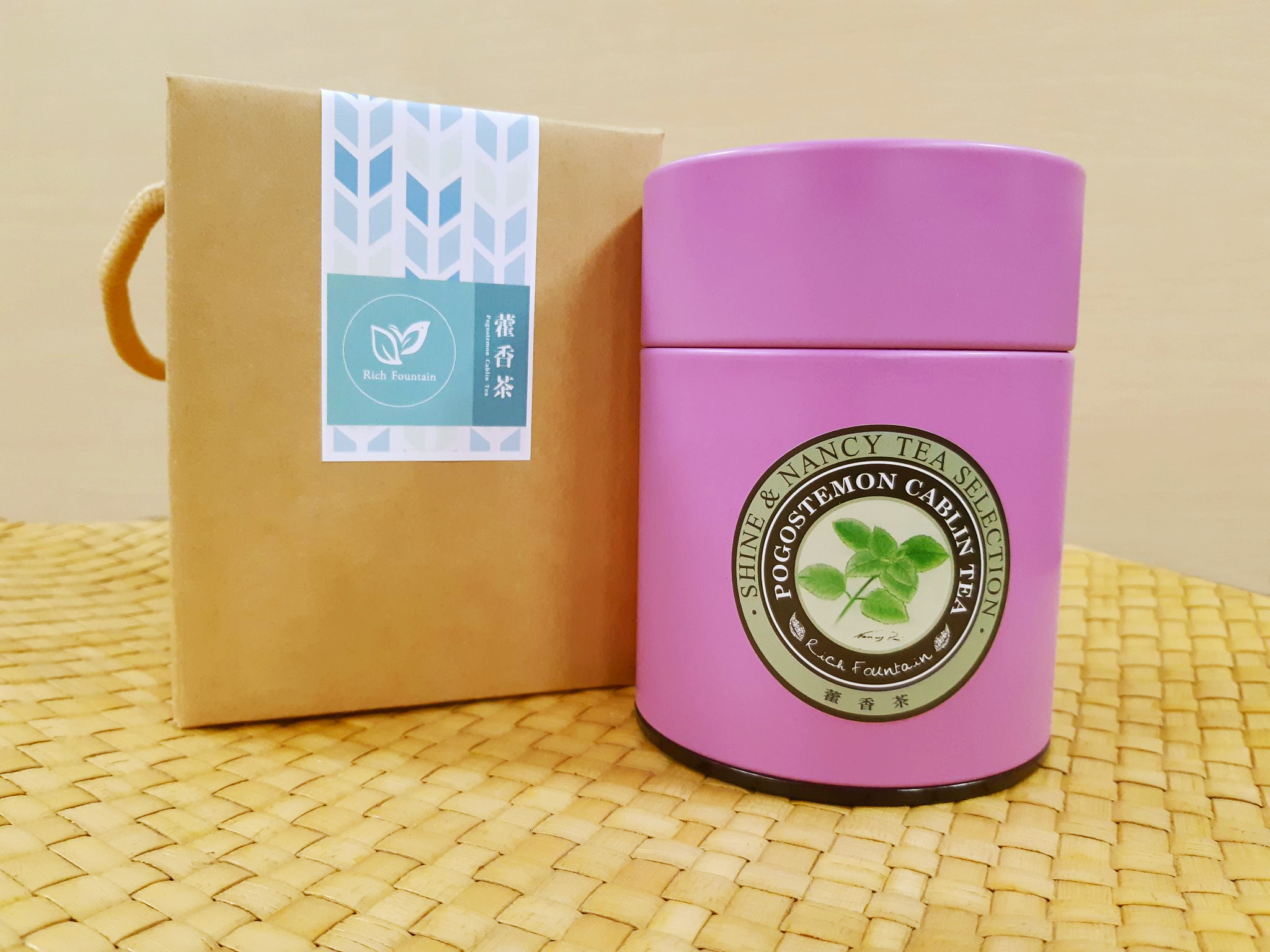 【買三送一】香恩花茶罐裝  - 藿香茶  Sg2